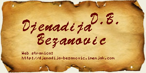 Đenadija Bežanović vizit kartica